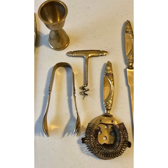 Vintage Bronze Flatware 144 Piece Set James Quality Jewelers  Thai Bronze heavy barware and serving pieces. Unused set was in‎ estate storage
